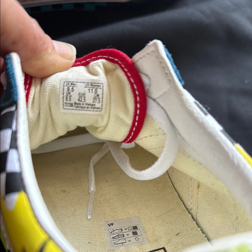 NWT- Vans Multicolor Graphic Sneakers - Picture 5 of 5